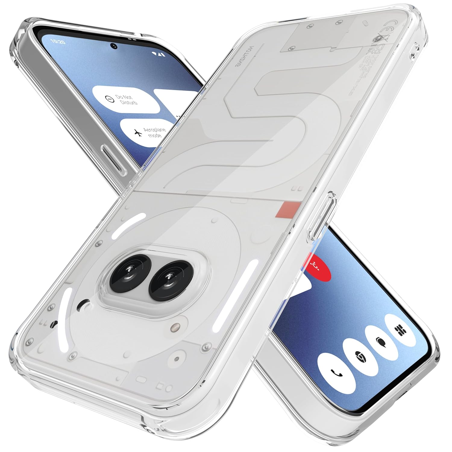 Sounce Nothing Phone 2a Back Cover Case Camera Protection Bump Hard Case Back Cover Compatible with Nothing Phone 2a Plus 5G (TPU + Poly Carbonate, Crystal Clear) – Transparent Sounce Nothing Phone 2a Back Cover Case Camera Protection Bump Hard Case Back Cover Compatible with Nothing Phone 2a Plus 5G (TPU + Poly Carbonate, Crystal Clear) – Transparent