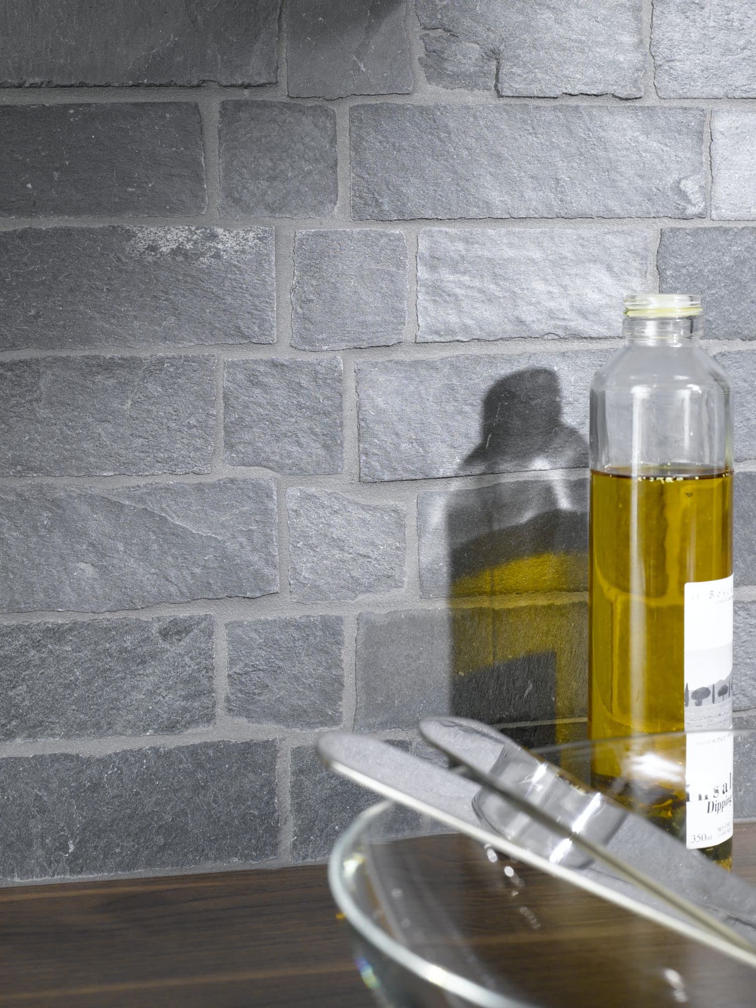 Mosaik Fliese Schiefer Naturstein anthrazit Black für BODEN WAND BAD WC DUSCHE KÜCHE FLIESENSPIEGEL THEKENVERKLEIDUNG BADEWANNENVERKLEIDUNG Mosaikmatte Mosaikplatte | 10 Mosaikmatten