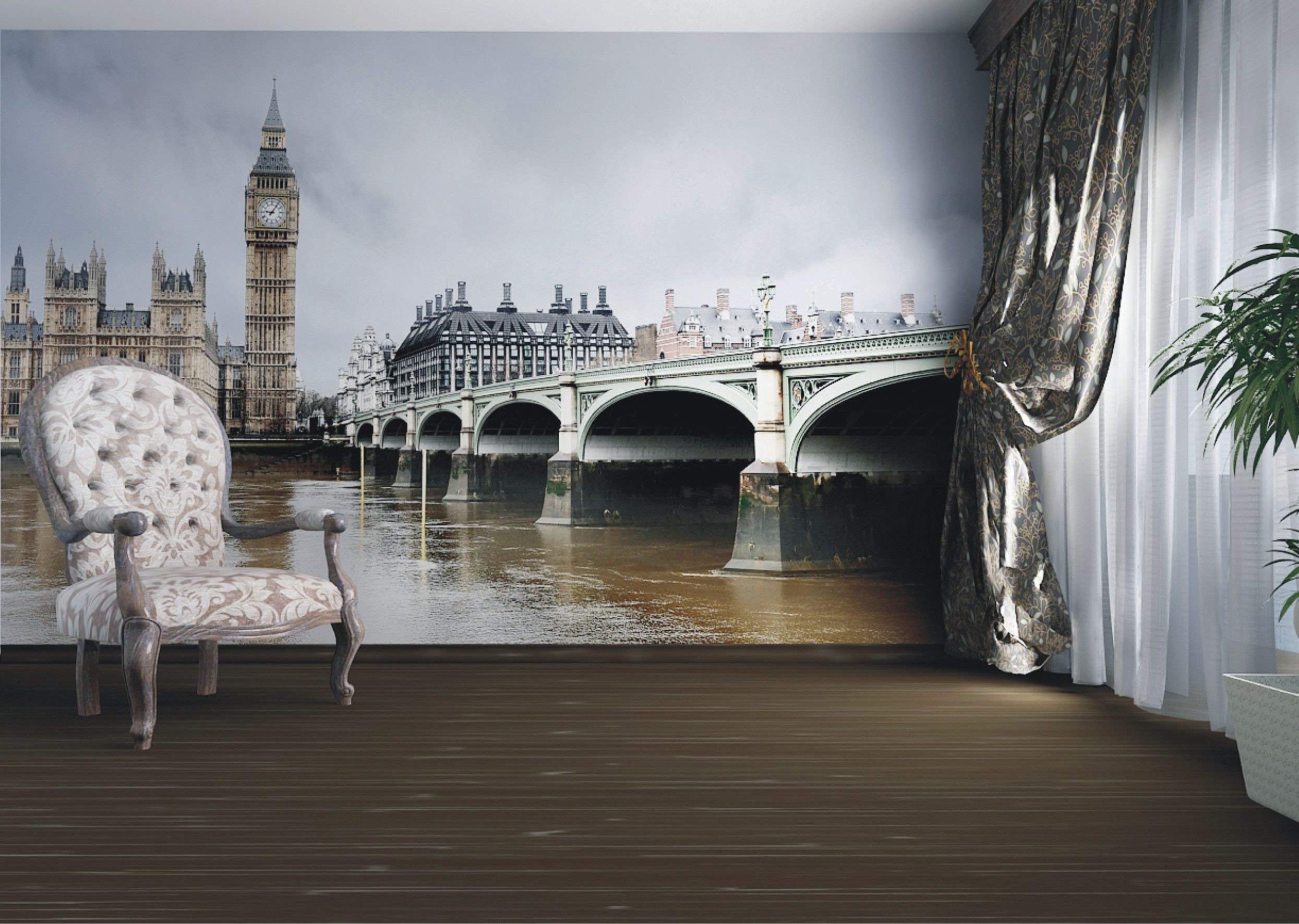 AG DESIGN London Giant Wall Poster, Non Woven, Multi-Colour, 360 x 270 cm - Image 2