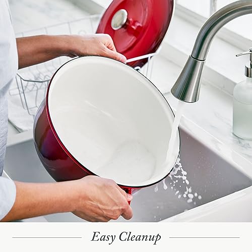 Vista 23 de Merten & Storck - Horno holandés de hierro esmaltado alemán color azul Azul Caribe