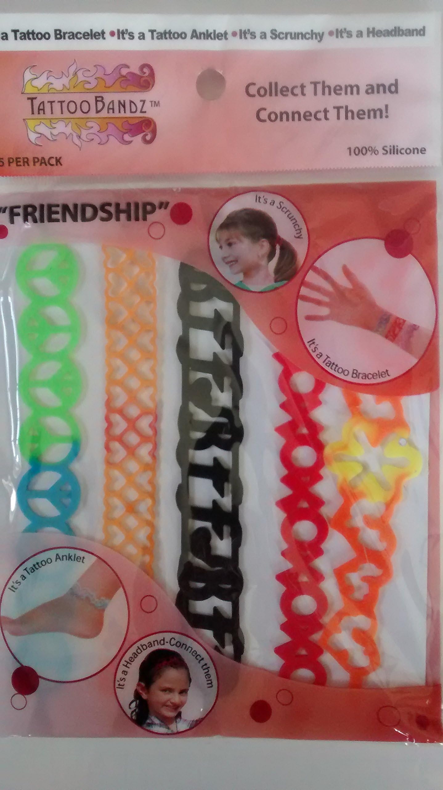 Tattoo Bandz Party Favors, 4 Packs