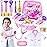GINMIC Doctor Kit for Toddlers 3-5, 22 Pieces Pretend Play Doctor Set with Halloween Role Play Doctor Costume and Carry Case for Toddlers and Kids, Medical Dr Kit Toys for Girl Age 3 4 5 6 7 Year Old