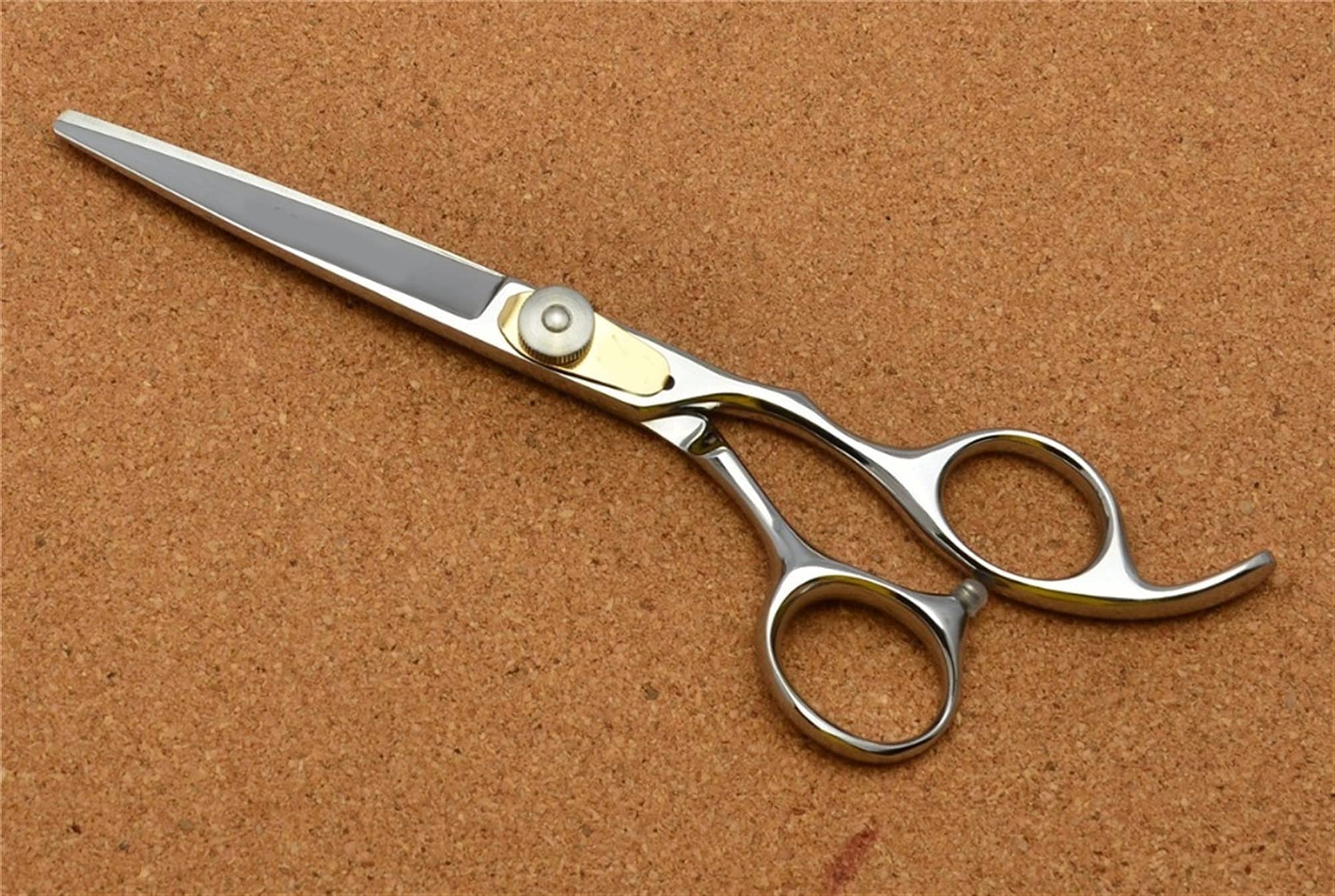Ciseaux de coiffure ergonomiques avec lames en acier pour coupe précise