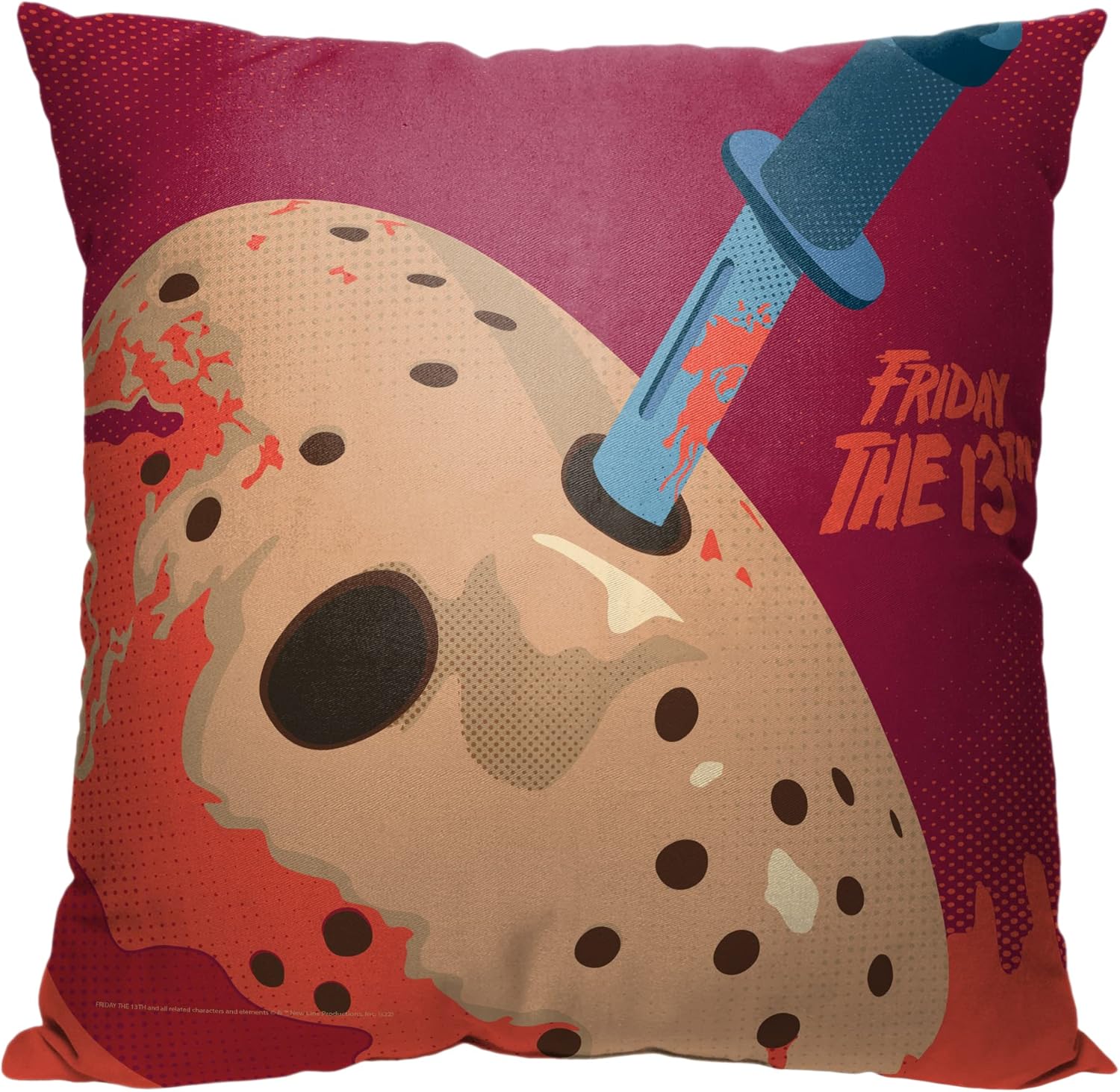 Northwest Friday The 13th Pillow, 18" x 18", Final Kill