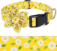 Vista 12 de Lindo Collar de Perro para Niño Floral Elegante Collar de Perro con Pajarita de Girasol Collar de Perro para Lindo Niño, Macho, Gatos, Perros