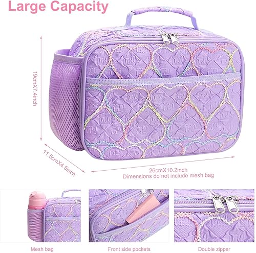 Miniatura 57 de RHCPFOVR Kids Lunch Bag - Insulated Lunch Box for Boys Girls,Washable Lunch Bag and Reusable Toddler Leak-proof Lunchbox for School and Daycare