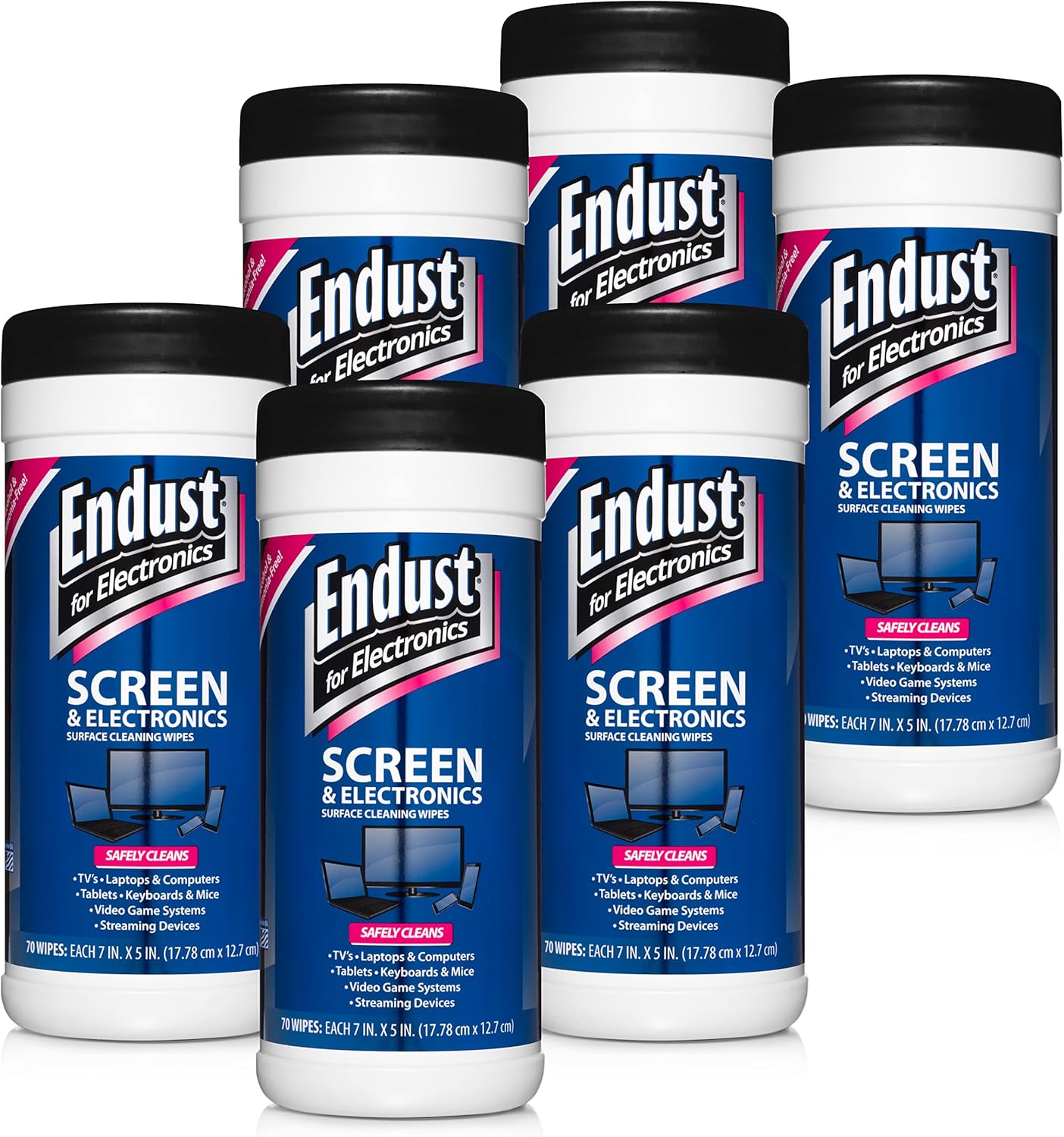 Endust for Electronics, Surface Cleaning Wipes, Great LCD and Plasma Wipes, 70 Wipes (11506) : Everything Else