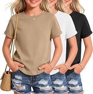 3 Pack Girls Short Sleeve T-Shirts