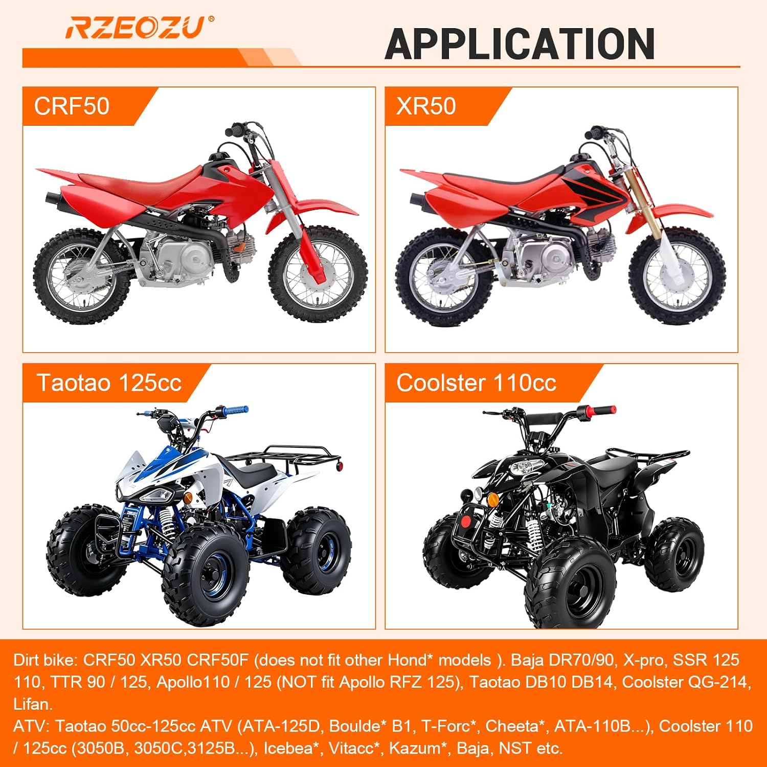 1-1.1" Universal Exhaust Muffler Compatible with Dirt Bike 125cc 110cc 90cc 50cc CRF50 SSR Tao Tao Coolster Apollo, 25-28mm Slip on Muffler Silencer Replacement for ATV Mini Bike Quad Parts