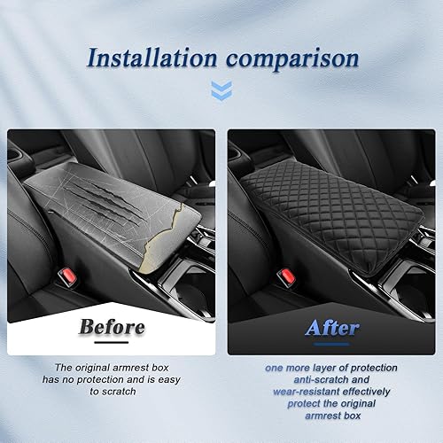 Vista 35 de BIBIBO Funda para reposabrazos de consola central Subaru Crosstrek 2024, cojín para reposabrazos 2023 2024 Subaru Crosstrek /2024 Subaru Impreza