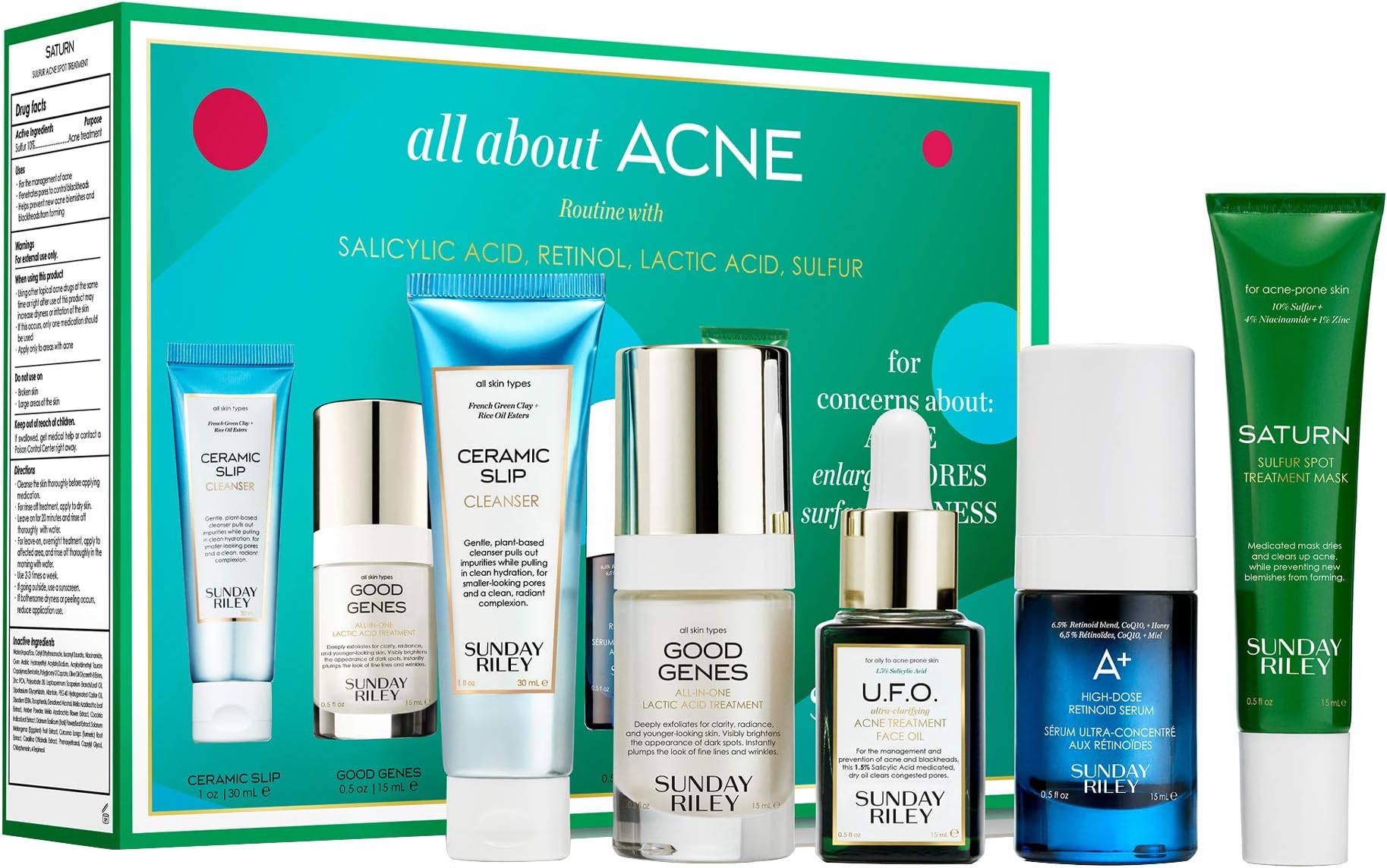 Sunday RileyAbout Acne Kit, Unscented