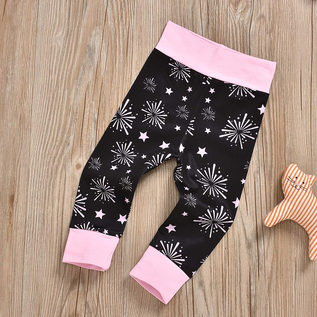 Xfglck Trajes de Año Nuevo para bebés recién nacidos, mameluco con letras, pantalones de fuegos artificiales, ropa para mi primer año nuevo 2023