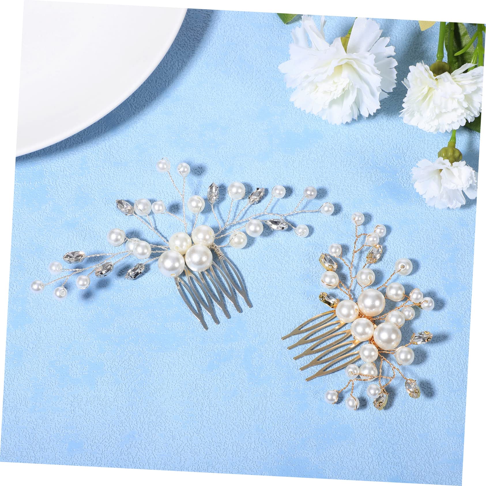 FOMIYES 10stücke Braut Haarschmuck Mit Perlen Und Strass Hochzeits Haarseitenspieß Für Eleganter Haarschmamm Für Besondere Anlässe