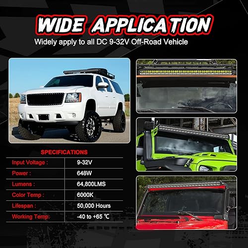Miniatura 7 de Cubos LED, Auto Power Plus 2 unidades de 50 W 3 pulgadas, cápsulas LED todoterreno, luces cuadradas de conducción LED, luz de trabajo LED, luz de