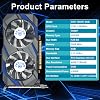 Tarjeta gráfica ZER-LON GeForce GTX 1050 Ti para gaming, 4GB GDDR5 128 bits 1291MHz, salidas DP HDMI DVI, PCI Express 3.0, soporta hasta 4K, para oficina y gaming 3