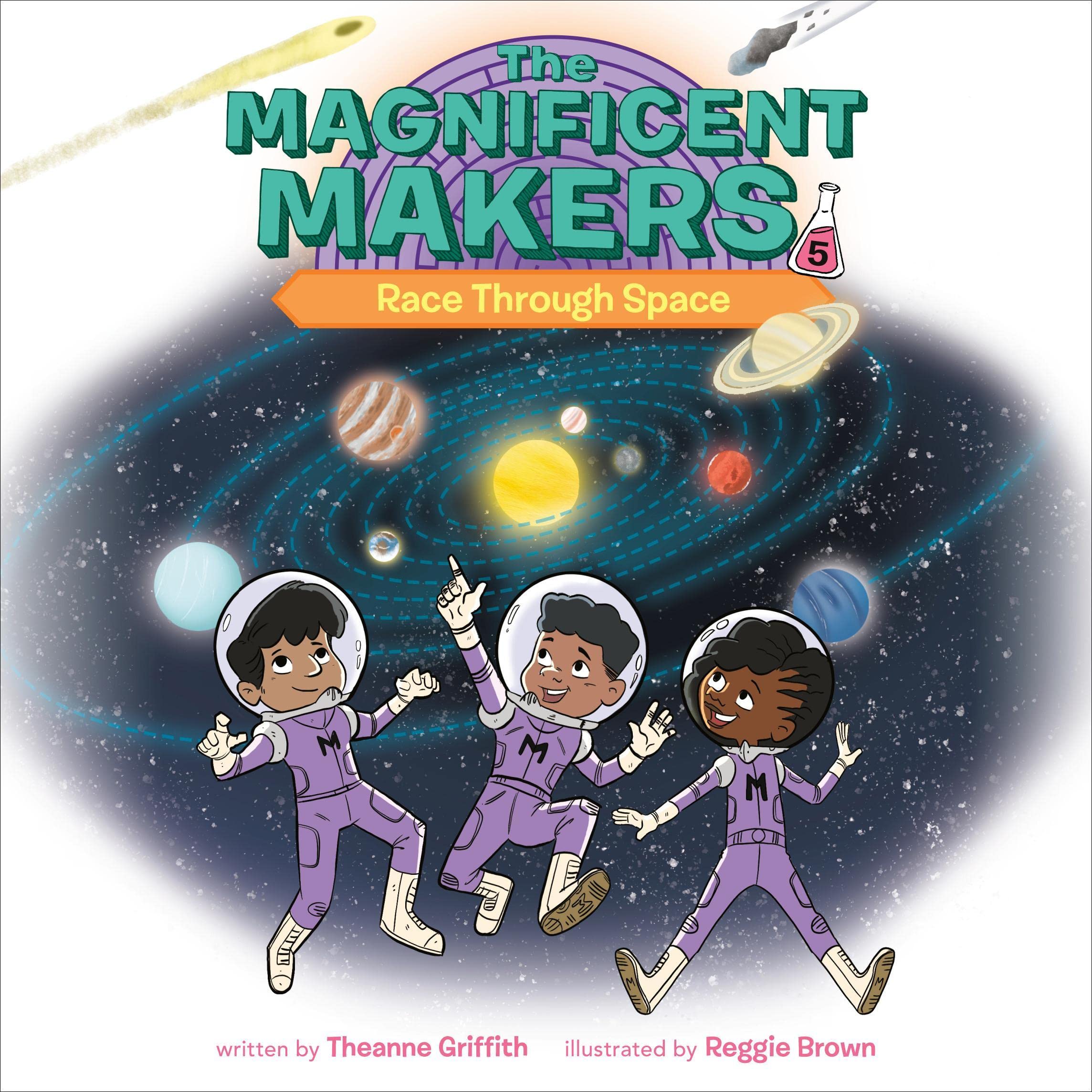 Cover art for The Magnificent Makers #5: Race Through Space