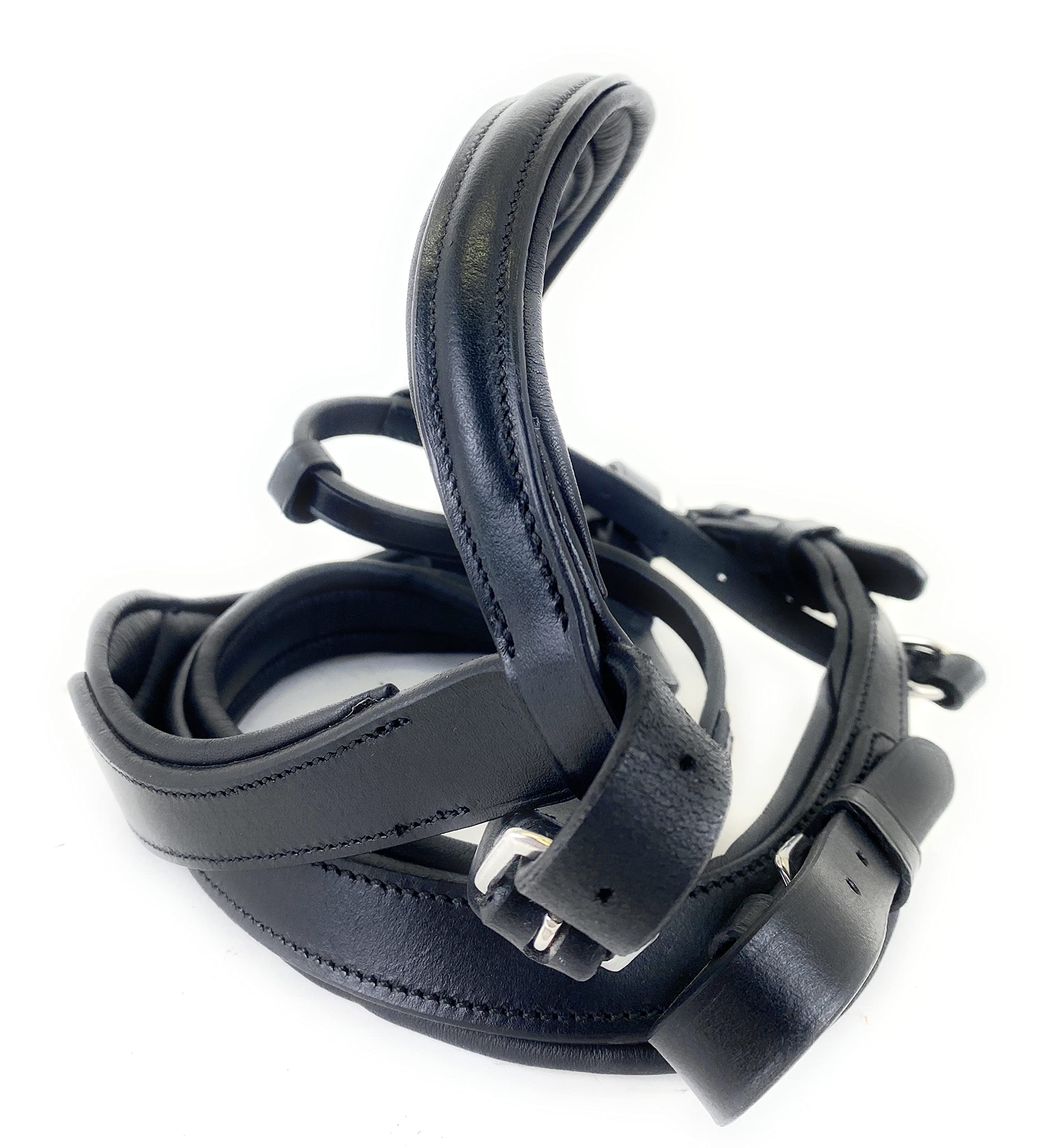 Horses, Briglia per Equitazione Modello Tasting Anatomic, in Morbido Cuoio con Forma Anatomica, Segue Le Forme della Testa del Cavallo