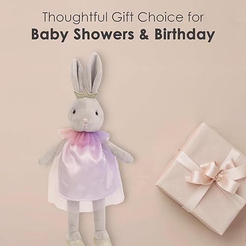 Miniatura 6 de MON AMI Skyla The Bunny - Muñeca de peluche suave de 12 pulgadas Elegante peluche de conejo para todas las edades Perfecto para Pascua, decoración