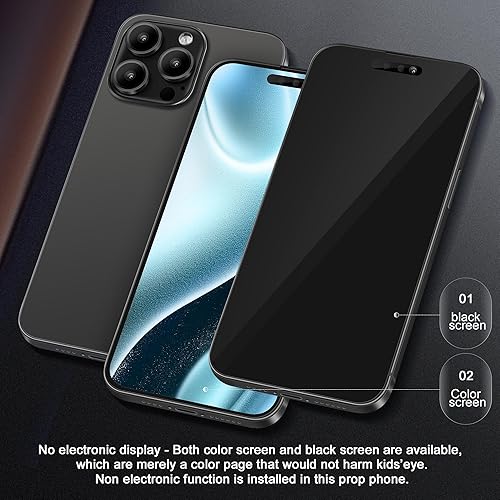 Miniatura 5 de Réplica que no funciona con teléfonos de juego de simulación realistas, modelo de teléfono para teléfono 15 Plus modelo falso, teléfono celular de