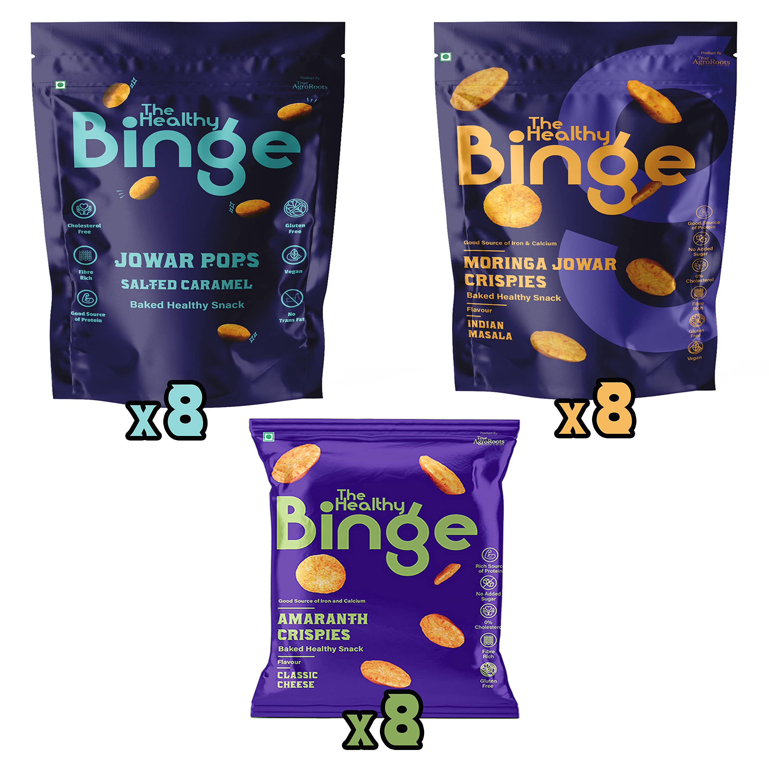 Movie Night Combo Pack| Baked not Fried | As seen on Shark Tank India| Healthy Snacks| 0% cholesterol High Protein & Fiber | No MSG| Indian Masala, Classic Cheese, Salted Caramel Flavour| Pack of 24 (B0C1CC68H5) Amazon Price History, Amazon Price Tracker