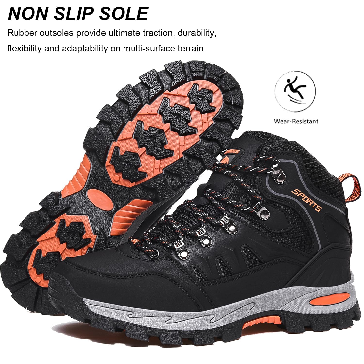 Scarpe da Trekking Uomo Donna Montagna Antiscivolo Scarpe Escursionismo All'aperto Arrampicata Passeggio Traspiranti Trekking Sneakers