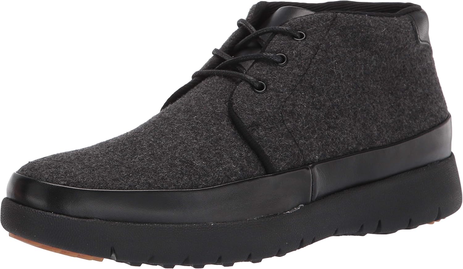 STACY ADAMS mens Hartley Mid-sneaker Chukka Boot, Charcoal Wool, 13 US