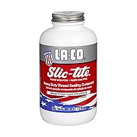 Vista 7 de LA-CO 42014 Slic-Tite - Pasta selladora de rosca prémium con PTFE, temperatura de -50 a 500 grados F, 1 galón