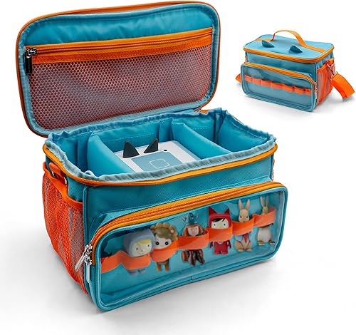 Bolsa de transporte mejorada para el juego de iniciación Toniebox, estuche de transporte para Toniebox, figuras de Tonie, auriculares y estación de