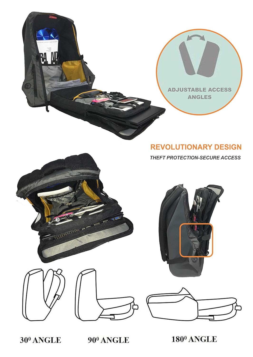 gear shell anti theft backpack