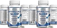 Vista 7 de Ayuda natural para dormir con magnesio, L-teanina, melatonina, GABA, 5-Htp Ayuda para dormir Sin OMG - 60 cápsulas