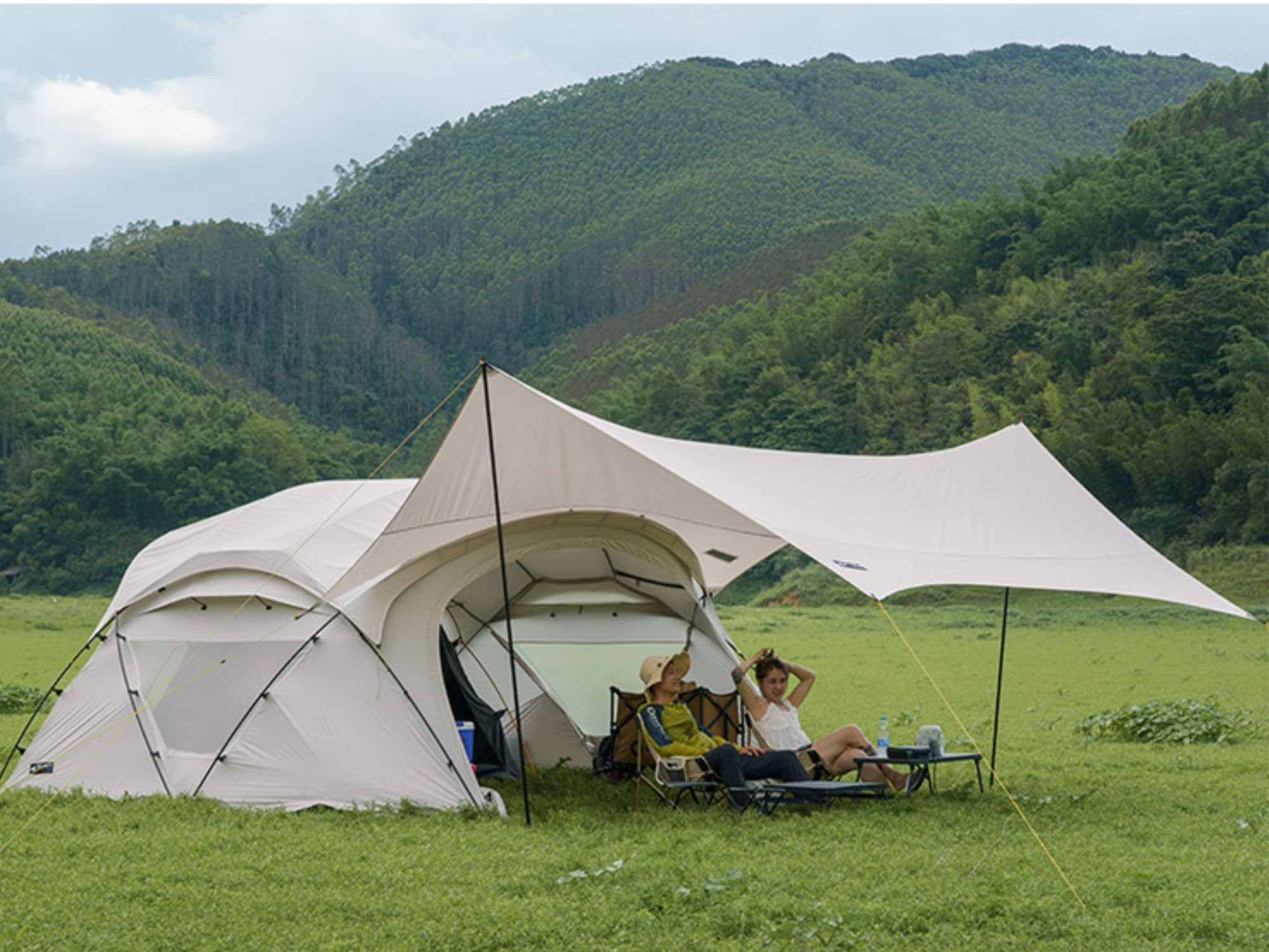 Amazon | 3F UL GEAR JIACHONG タープ タープテント 大型テント