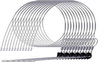 12Pcs Trap Wire (60in Long, 7x7, 3/32 Cable) Fits for Outdoor Survival and Hunting Adventures, Easy to Carry