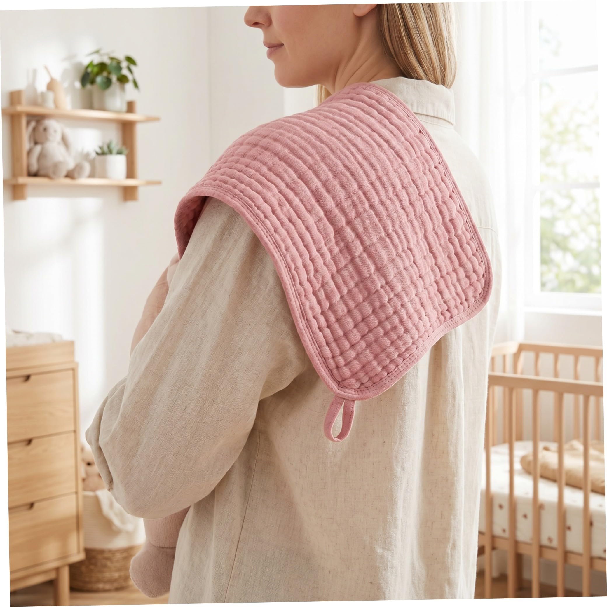 CRAFTHROU 12 Stück Mulltücher aus Musselin für Neugeborene Jungen Saugfähig und Pflegeleicht Sanft zur Empfindlichen Babyhaut für Babypflege und Füttern