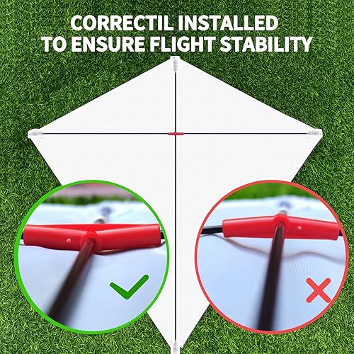Vista 19 de Diamond Kites for Kids Adults Easy to Fly, Beginner Kite for Toddlers Ages 3-5, Kids Kite Pack for Boys and Girls,Beach Kites for Outdoor Activities