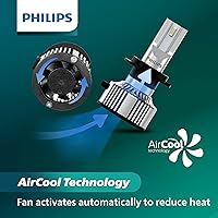 Vista 6 de Philips UltinonSport H1 - Bombilla LED para faros antiniebla y deportes de motor, paquete de 2