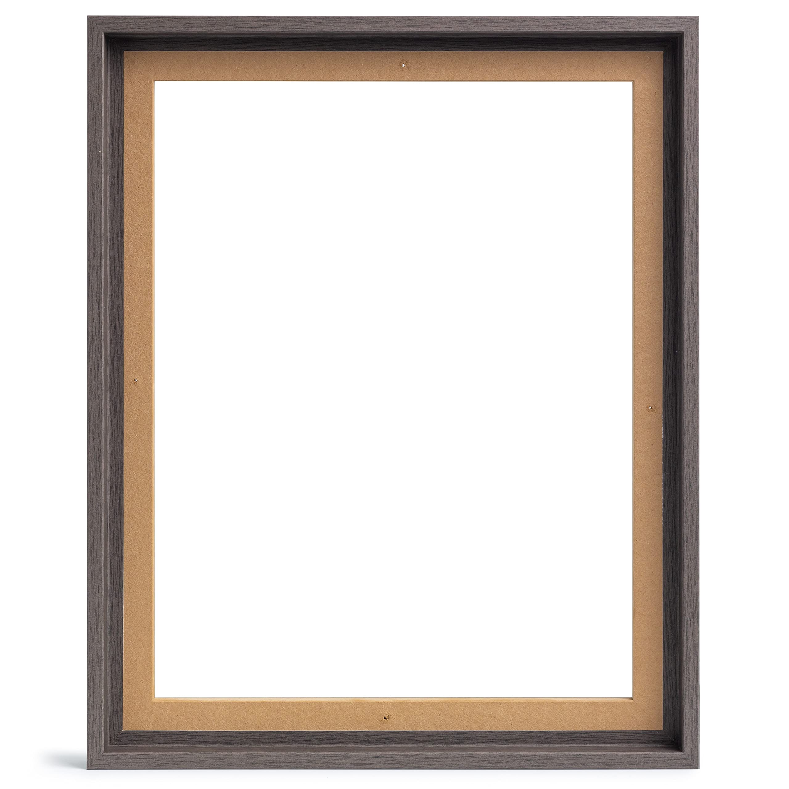 Ramka na zdjęcia pusta ramka na płótnie obrazy na blejtramie | format 100 x 100 cm o wyglądzie drewna bagiennego