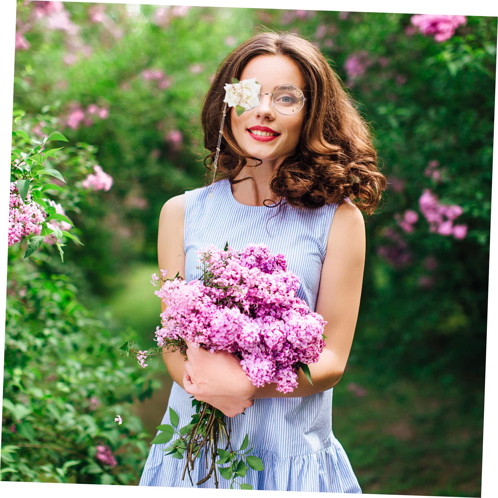 OATIPHO Vintage Steampunk Goggles Glasses Unisex Punk Gear Cosplay Accessory for Party