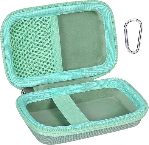 Miniatura 8 de khanka Funda de viaje rígida de repuesto para banco de energía Anker 533, cargador portátil de 10000 mAh (PD 30 W máx.), solo funda (verde)