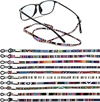 Vista 1 de LOVEWEE 10 correas para lentes, correas para gafas de sol, cordón de cadena de alta calidad, cordones de moda para lentes de sol para mujeres