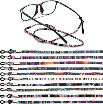 LOVEWEE 10 Pcs Glasses Strap, Sunglass Eyewear Straps, Colorful Sunglasses Eyeglass Holder Lanyard Cord, Premium Eyewear Chain Cord, Fashion Sunglass Lanyards for Women, Mothers, Girls