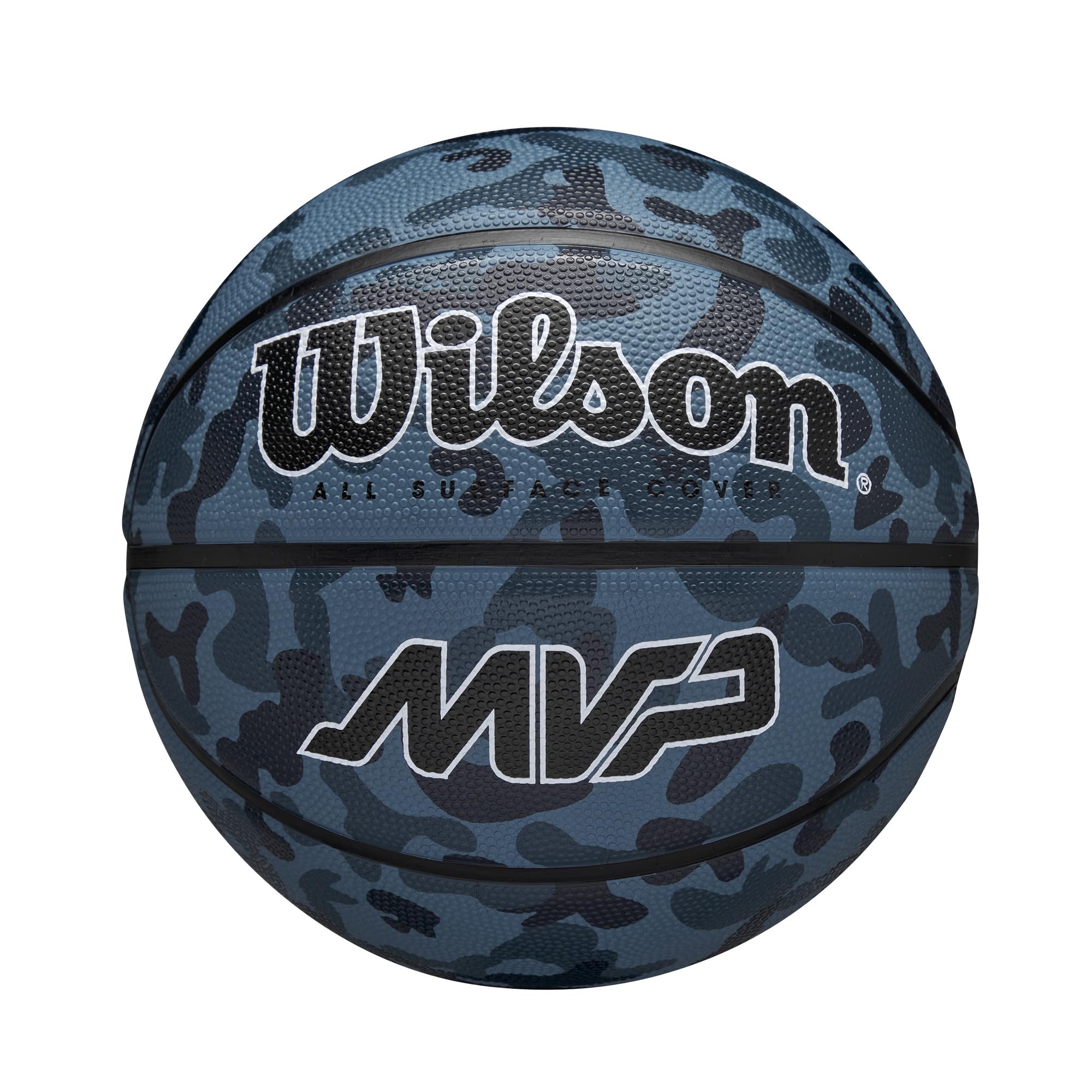 Wilson MVP Camo Basketball Blue 7