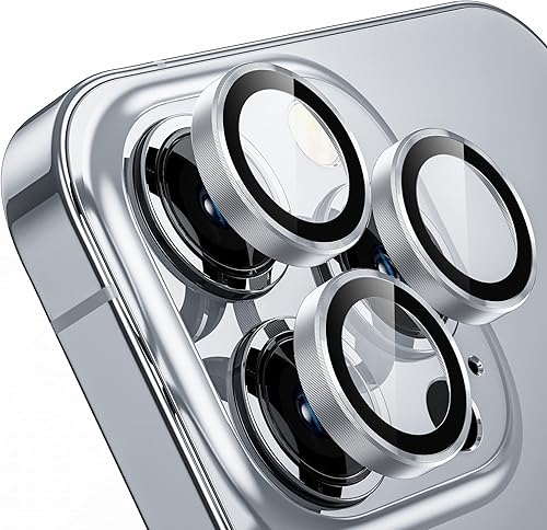 WSKEN Protector de lente de cámara para iPhone 14 ProiPhone 14 Pro Max, modo de disparo nocturno Protector de pantalla de vidrio templado HD,