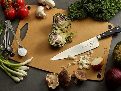 Vista 47 de Mercer Culinary Tabla de cortar compuesta 11 3/4" x 9 1/4" NSF Marrón