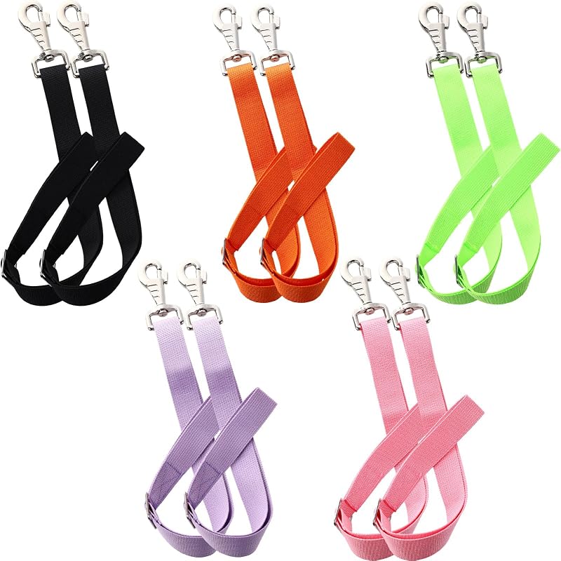 Suporte de Nylon Ajustável para Baldes e Acessórios de Cavalos Maasechs, 20 a 31 pol. (50,8 a 78,74 cm), Multicolorido, Pacote com 10