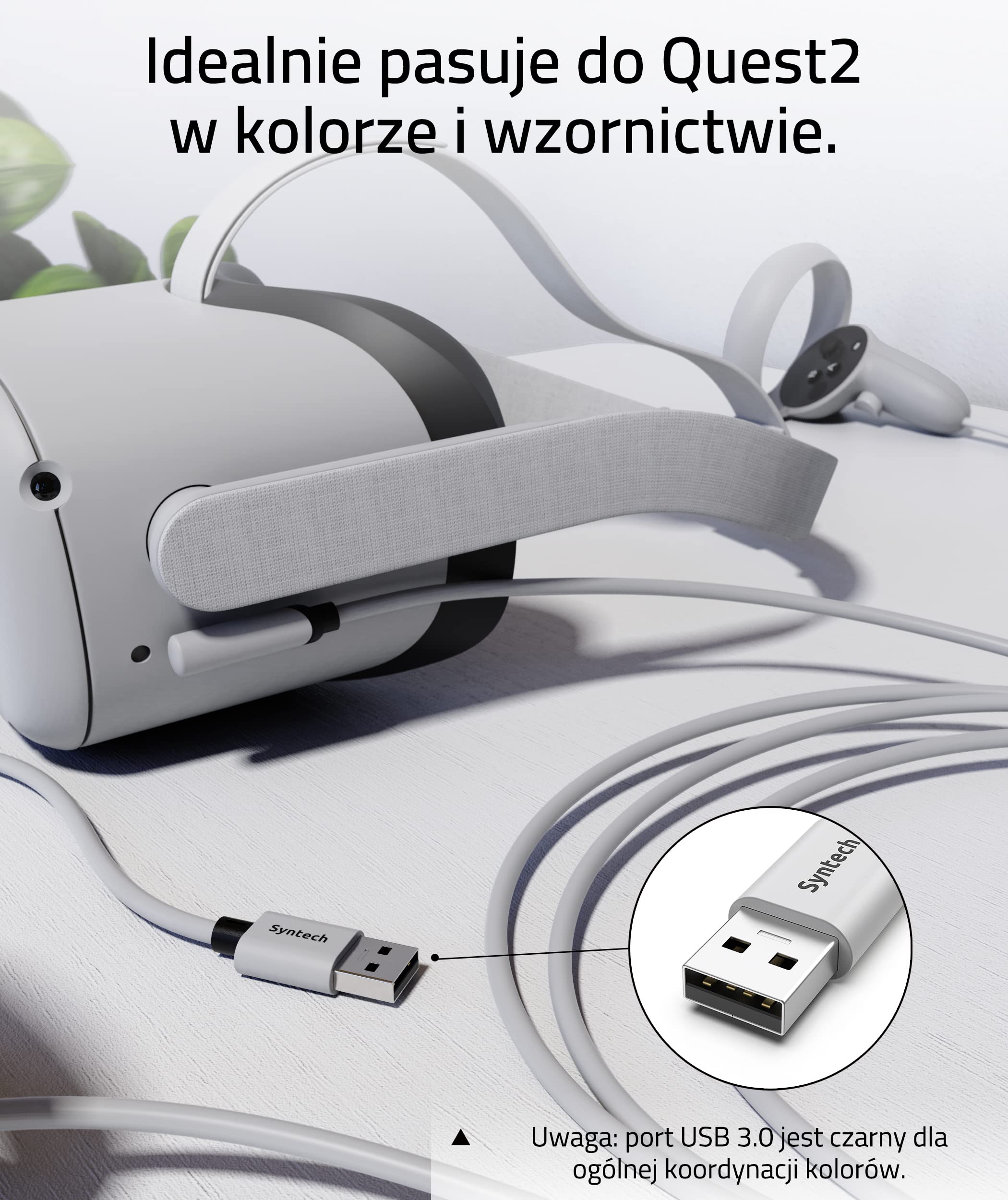 Anis様。専用 Kabel Syntech Link 5-metrowy Kompatybilny z Akcesoriami