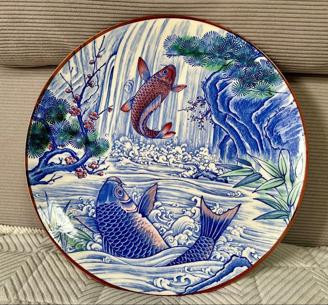 美濃焼 庫山窯 色絵手まり 羽子板皿5枚 菓子鉢 美濃焼 庫山窯 色絵