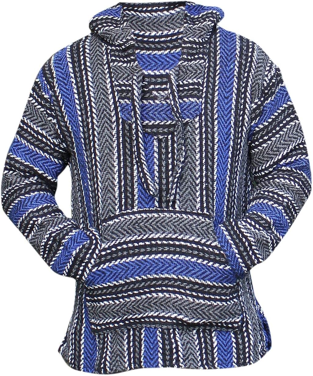 Buy Del Mex Deluxe Mexican Baja Hoodie Sweatshirt Pullover Jerga Surf