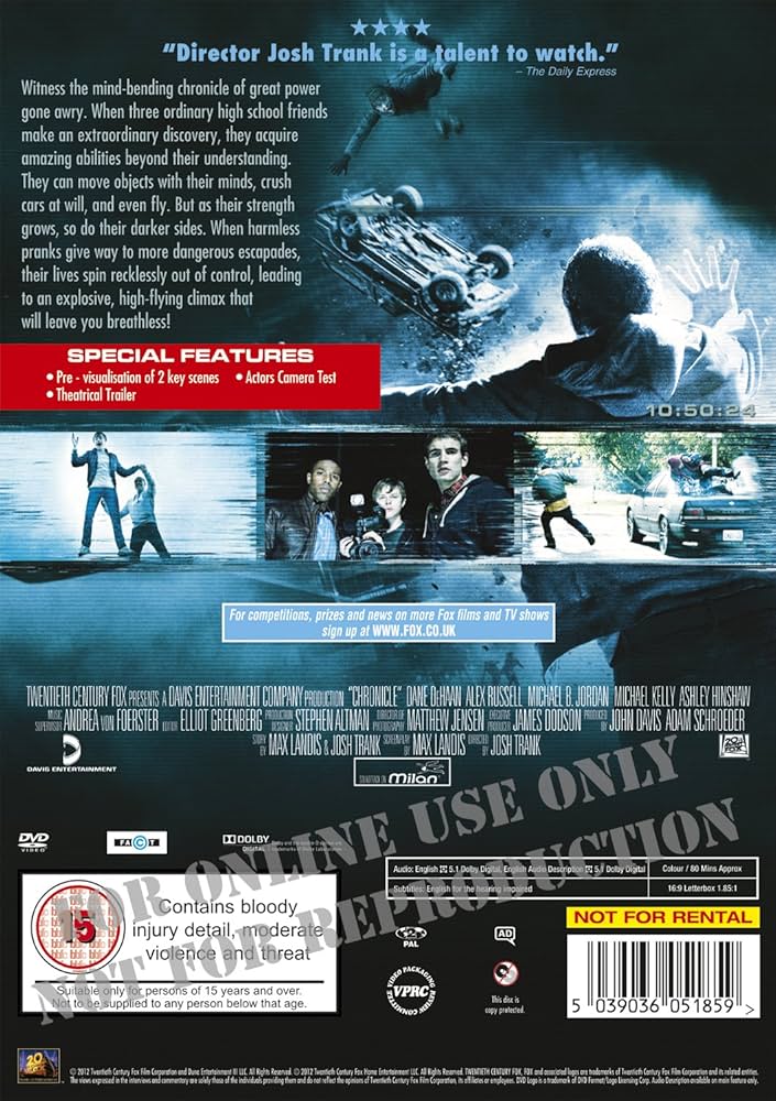Amazon.com: Chronicle [DVD] : Movies & TV
