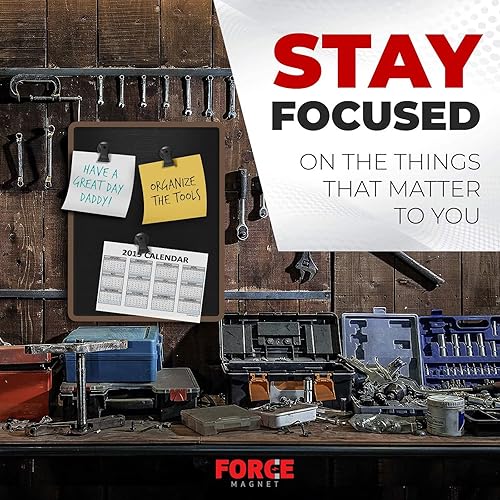 Miniatura 7 de Paquete de 10 clips magnéticos de alta calidad, súper resistentes, con almohadillas antiarañazos, toma notas, recuerda citas y cuelga llaves en