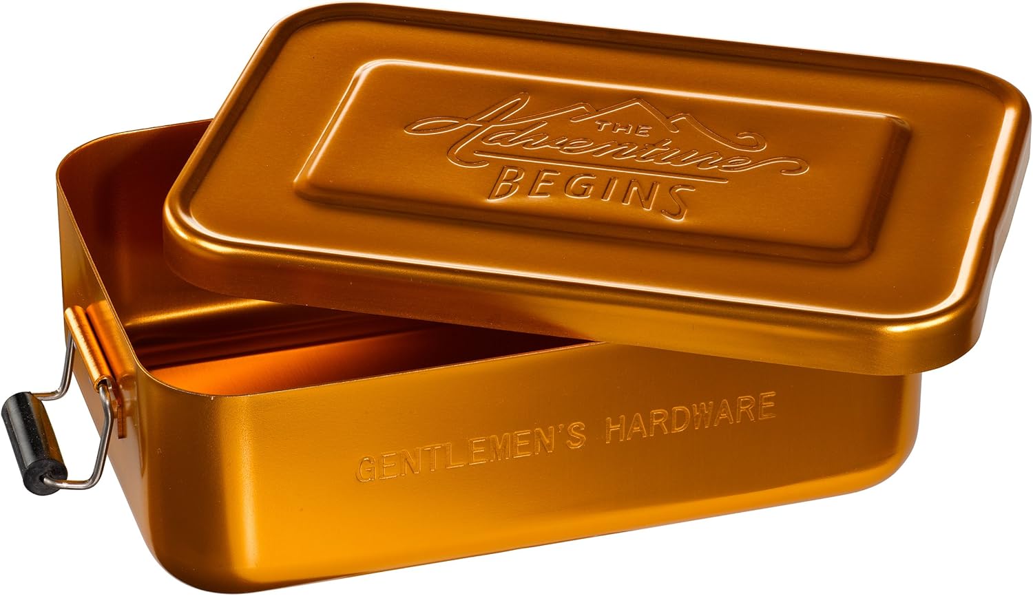 Gentlemen's Hardware Aluminum Lunch Box, Gold